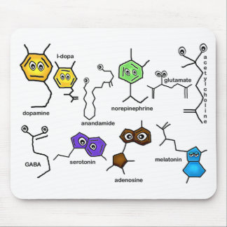 Bumpy Neurotransmitters Mouse Pad