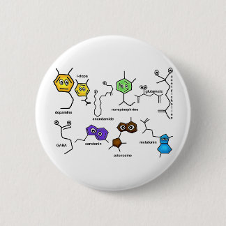 Bumpy Neurotransmitters Pinback Button