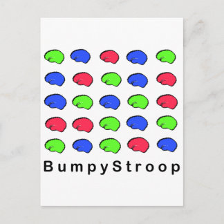 Bumpy Stroop Postcard