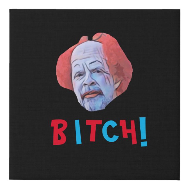 Bumpy the Clown Canvas Art (Front)