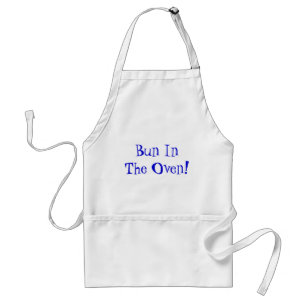 Bun In The Oven Adult Apron