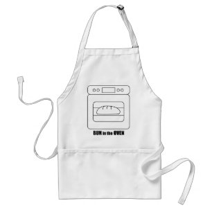 Bun in the Oven Adult Apron