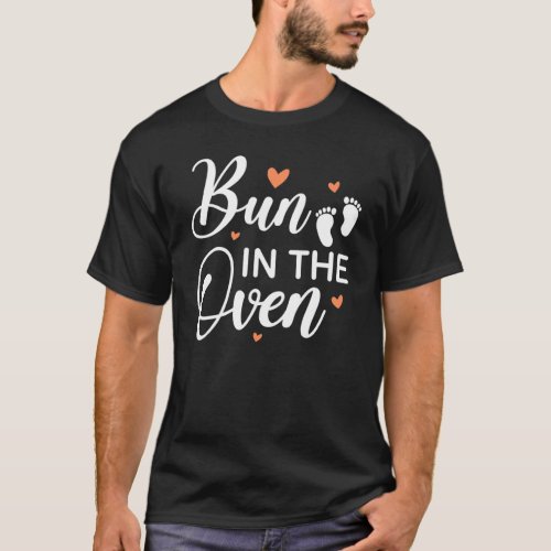 Bun In The Oven  Baby In Progress  Pregnant Women T_Shirt