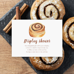 Bun in the oven Baby shower Display shower Enclosure Card