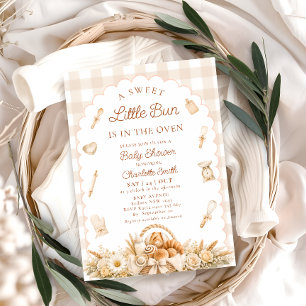 Bun in the Oven Baby Shower Invitation