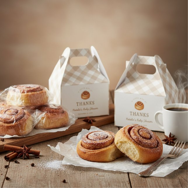 Bun In The Oven Baby Shower Thank You Favor Boxes (Creator Uploaded)