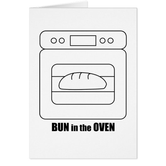Bun in the Oven Cards (Front)