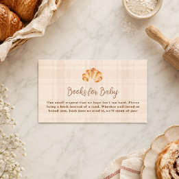 Bun in the Oven Croissant Girl Books For Baby Note Card