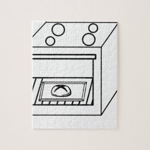 bun in the oven, funny baby in mother pregnant mom jigsaw puzzle