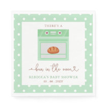 Bun In The Oven Gender Neutral Baby Shower Napkins