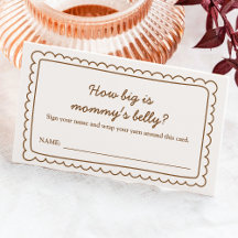 Bun in the Oven How Big Is Mommy's Belly