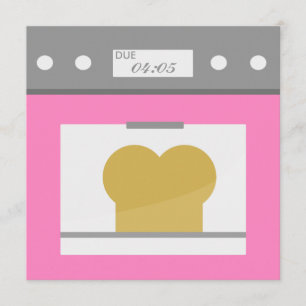 Bun in the Oven Invitation