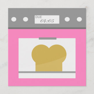 Bun in the Oven Invitation