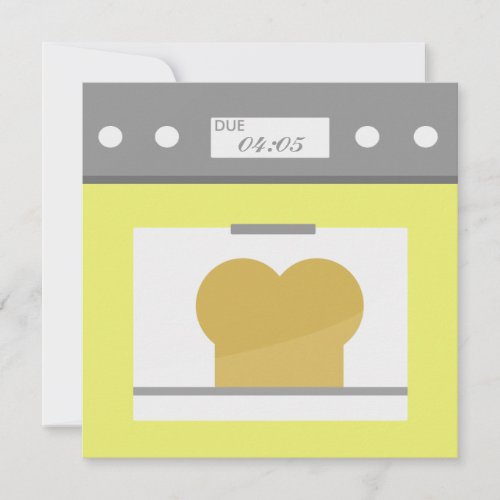 Bun in the Oven Personalized Invitations