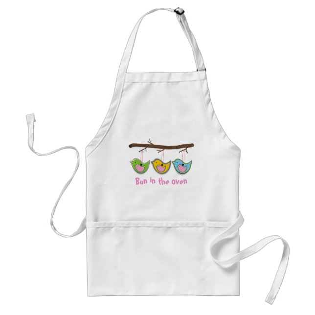 Bun In The Oven Mother's Day Gifts Adult Apron (Front)