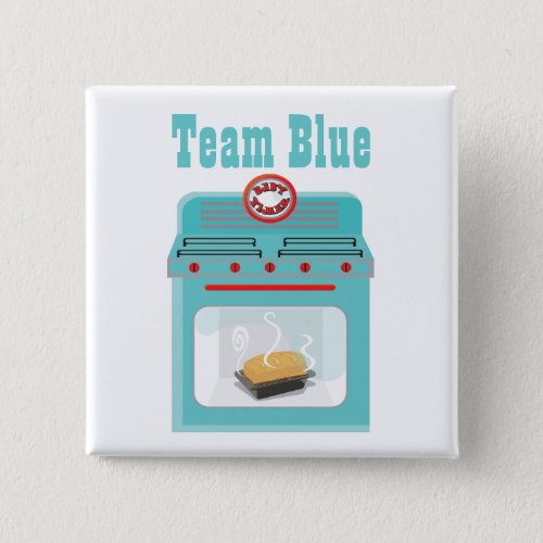 Bun in the Oven Team Blue Baby Shower pins