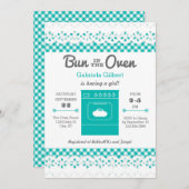 Bun In The Oven Unisex Baby Shower Invitation (Front/Back)