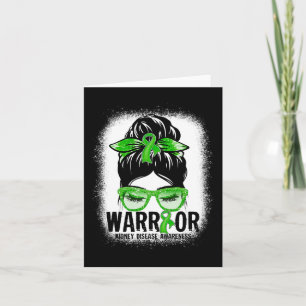 Bun Leopard Green Ribbon Kidney Disease Warrior Gi Card