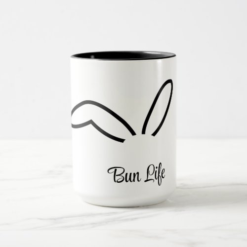 Bun Life Rabbit Humor Mug 