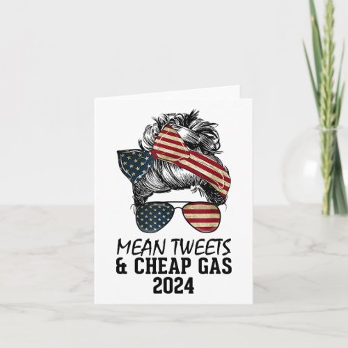 Bun Trump_girl Mean Tweets And Cheap Gas 2024  Card