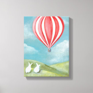 Bun Voyage Wrapped Canvas Print