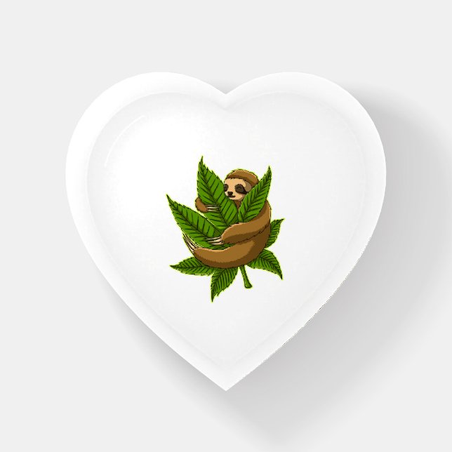 Bun Weed Sloth  Paperweight (Front)