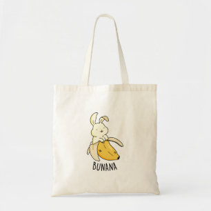 Bunana Funny Bunny In A Banana Pun  Tote Bag