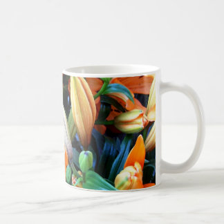 bunch flowers coffee mug