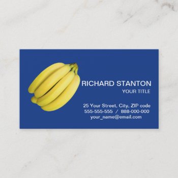 Bunch Of Bananas Business Card by igorsin at Zazzle