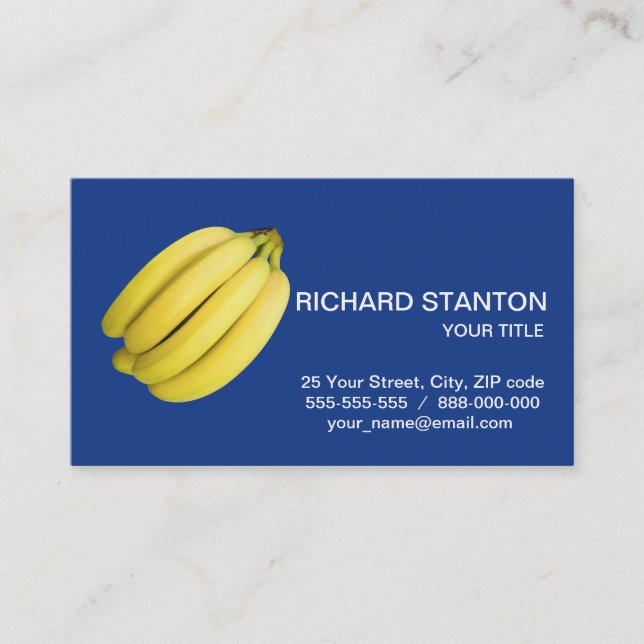 Bunch of bananas business card (Front)