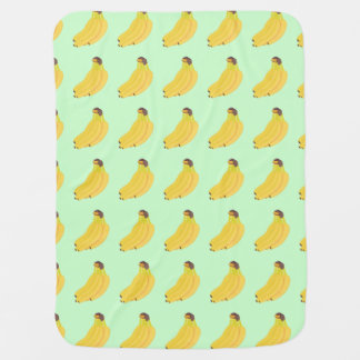 Bunch of Bananas Painting Baby Blankets