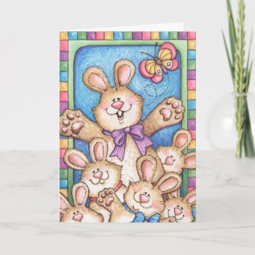 Bunch of Bunnies _ Greeting Card