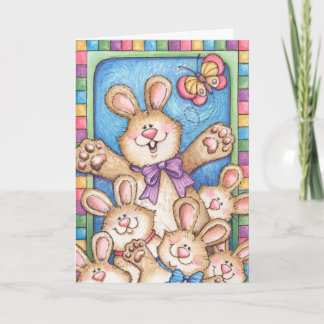 Bunch of Bunnies - Greeting Card