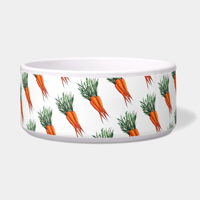 Bunch of Carrots Orange Vegetable Veggie Garden Bowl (Front)