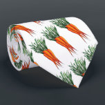 Bunch of Carrots Orange Vegetable Veggie Garden Neck Tie<br><div class="desc">Foodie design features an original marker illustration of a bunch of ripe orange carrots. This vegetable design is also available on other products. Lots of additional food-themed designs are also available from this shop. Don't see what you're looking for? Contact Rebecca to have something created just for you.</div>