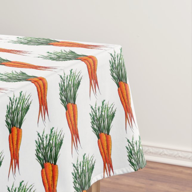 Bunch of Carrots Orange Vegetable Veggie Garden Tablecloth (In Situ)