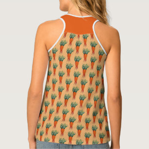 Bunch of Carrots Orange Vegetable Veggie Garden Tank Top