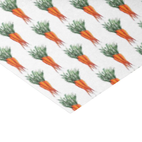 Bunch of Carrots Orange Vegetable Veggie Garden Tissue Paper