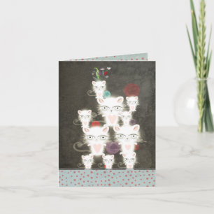 Bunch of cats card funny Sympathy lovely greetings