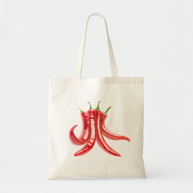 Bunch of chili peppers tote bag (Front)