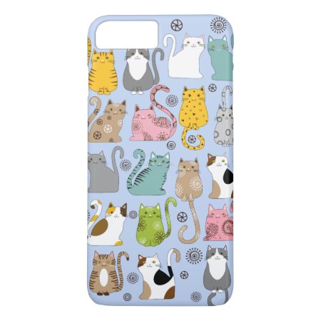 Bunch Of Cute And Fun Cats Iphone 7 Plus Case