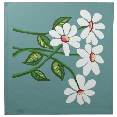 bunch of daisies cloth napkin