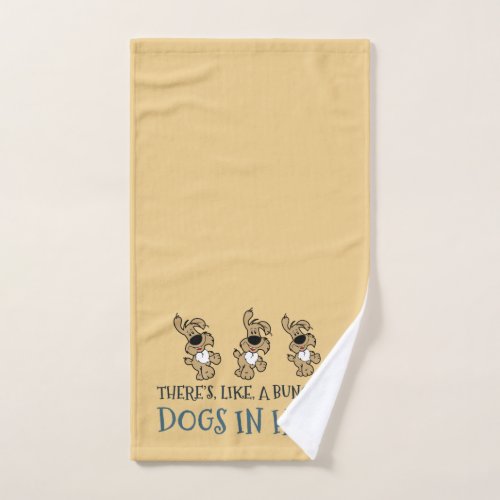 Bunch of Dogs in Here Hand Towel