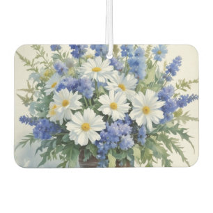 Bunch of Flowers Elegant Watercolor Air Freshener