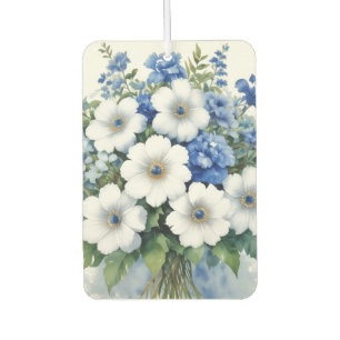 Bunch of Flowers Elegant Watercolor Air Freshener