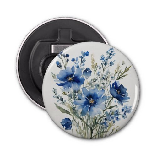 Bunch of Flowers Elegant Watercolor Bottle Opener