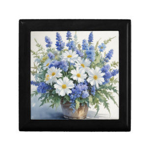 Bunch of Flowers Elegant Watercolor Gift Box