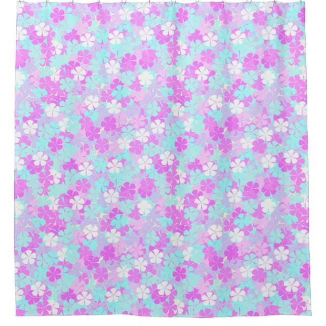 Bunch of flowers shower curtain (Front)