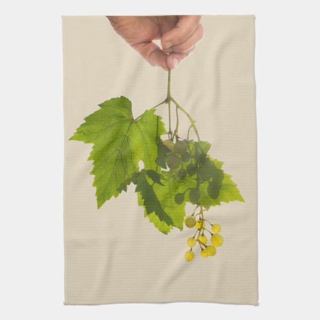 Bunch of grape kitchen towel (Vertical)