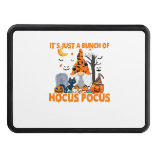 Bunch of Hocus Pocus Pumpkin Gnome Bats Scary Cat Hitch Cover